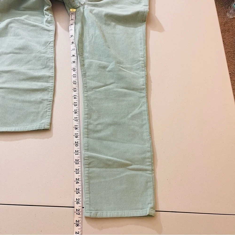 J. Crew Vintage Slim Straight Corduroy Pants Size 30 Blue Pockets